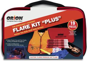 Orion Safety Products 8905 Flare Kit Plus Emergency Kit
