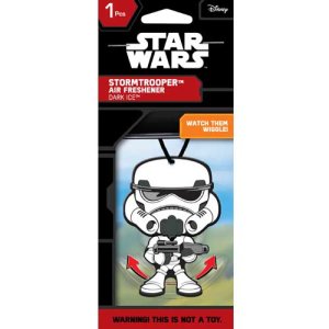 Plasticolor Star Wars Stormtrooper Wiggler Air Freshener 1-Pack Dark Ice Scent