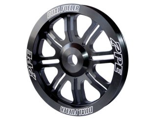 Pacific Performance Engineering PPE 113061071 Dual Fueler Pulley Wheel 816 GM Aluminum Black