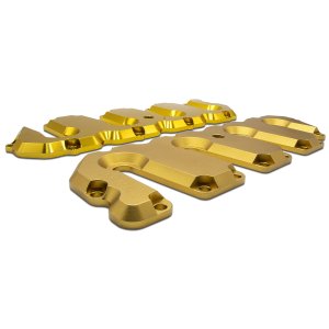 Pacific Performance Engineering PPE 118021423 Valve Cover Kit Gold Matte No Pillars 2004.5-2010 6...