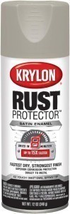 Krylon RTA2397 Satin Almond Rust Protector and Preventative Enamels 12 OZ Aerosol Spray Paint