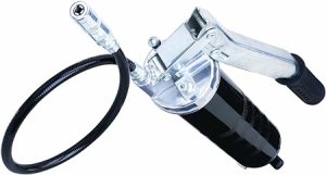 LUMAX LX-1123 Black HD Deluxe Lever Grease Gun with 18" Flex Hose and Coupler
