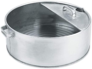 LUMAX LX-1710 Silver 6 Gallon Galvanized Drain Pan