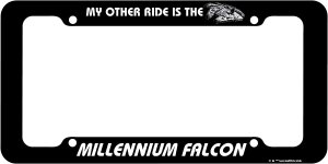 Chroma Graphics Star Wars Millenium Falcon Plastic Plate Frame