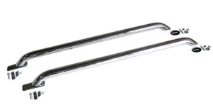 Go Rhino 8024C - Universal "Multi-Fit" (With Rear Base Plates)- Chrome Bed Rails