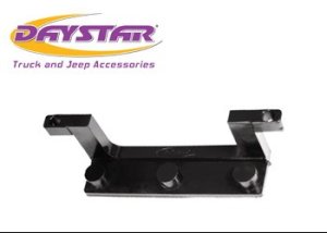 Daystar KU70040BK License Plate Bracket for Roller Fairlead Isolator Black