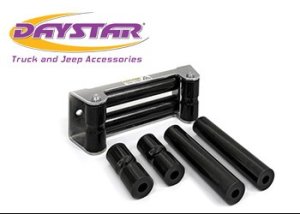Daystar KU70054BK Roller Fairlead Rope Rollers For Synthetic Winch Rope Black
