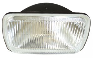 Race Sport Lighting RS-7005 7x6 Inch OEM Headlight Conversion Lens holds H4 Bulbs Individual
