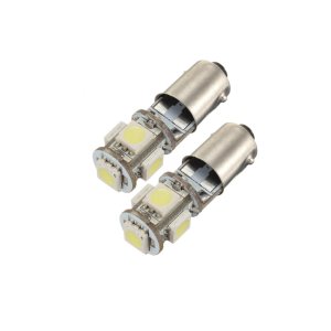 Race Sport Lighting RS-BA9S-5050CAN-A BA9S 5050 CANBUS LED Amber Pair