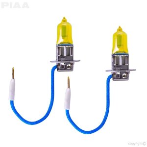 PIAA 22-13403 Solar Yellow H3 Light Bulb (2500K - 12V 55W) - 2 Pack