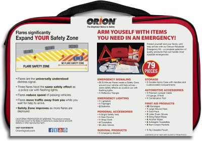 Orion Safety Products 8901 Deluxe Roadside Emergency Kit