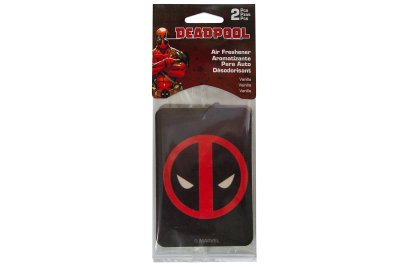 Plasticolor Marvel Deadpool Air Freshener 2-Pack Vanilla Scent