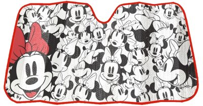 Plasticolor Disney Minnie Mouse Expressions Accordion Sunshade
