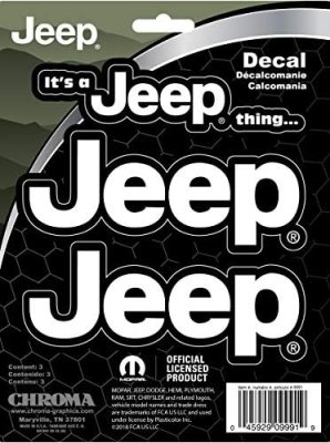 Chroma Graphics It's a Jeep Thing Stick-Onz Decal