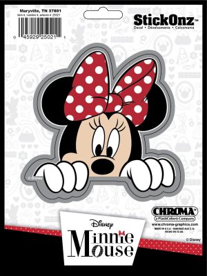 Chroma Graphics Minnie Mouse Peeking Stick-Onz Decal
