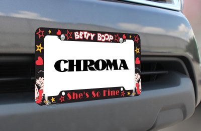 Chroma Graphics Betty Boop Glitter Plate Frame