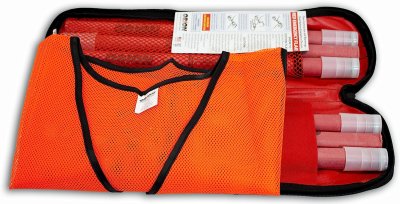Orion Safety Products 6030 30 Minute Highway Emergency Road Flare Kit 6-Pack