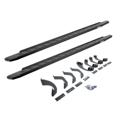 Go Rhino 69643687PC - RB30 Running Boards with Mounting Bracket Kit - Textured Black