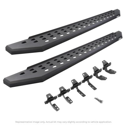 Go Rhino - 69442568PC - RB20 Running Boards With Mounting Brackets - Textured Black