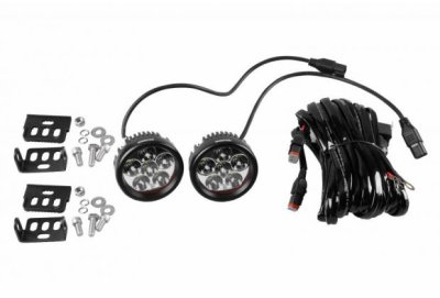 Scorpion Extreme Products P000024 3.5 inch LED Round Lights Spot Pair Alpha Series