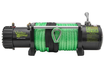 VooDoo Offroad P000026 Summoner 9500lb Winch w/ 85 Foot Synthetic Rope
