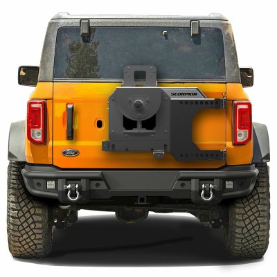 Scorpion Extreme Products P000056 2021-2023 Ford Bronco Heavy-Duty Spare Tire Carrier 37 Inch