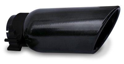 Go Rhino GRT234410B - Black Powder Coated Stainless Steel Exhaust Tip - Textured Black