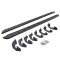 Go Rhino 63443687SPC - RB10 Slim Line Running Boards With Mounting Brackets - Textured Black