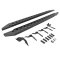 Go Rhino 69036880SPC - RB10 Slim Line Running Boards With Mounting Brackets - Textured Black