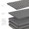 Go Rhino XG181407FK - Xventure Gear Hard Case Replacement Foam Set - Medium 18" - Textured Black