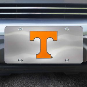 Fanmats College Team 3D Stainless Steel License Plate