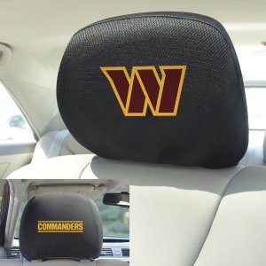 Fanmats NFL Team Embroidered Headrest Cover Set
