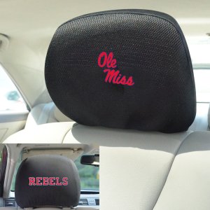 Fanmats College Team Embroidered Headrest Cover Set