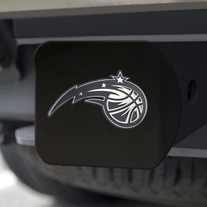 Fanmats NBA Team Black Metal Hitch Cover With Chrome Metal 3D Emblem