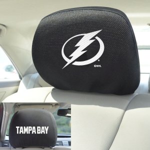 Fanmats NHL Team Embroidered Headrest Cover Set