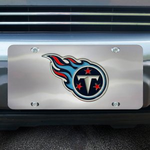 Fanmats NFL Team 3D Stainless Steel License Plate