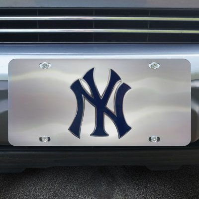Fanmats MLB Team 3D Stainless Steel License Plate