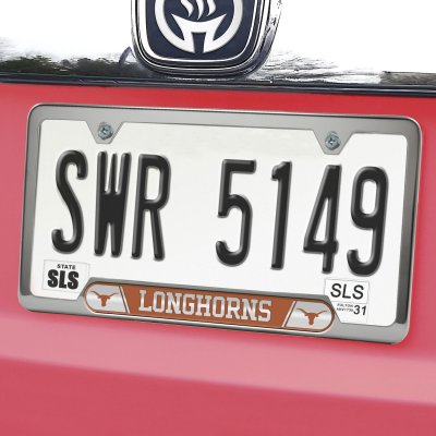 Fanmats College Team Embossed License Plate Frame